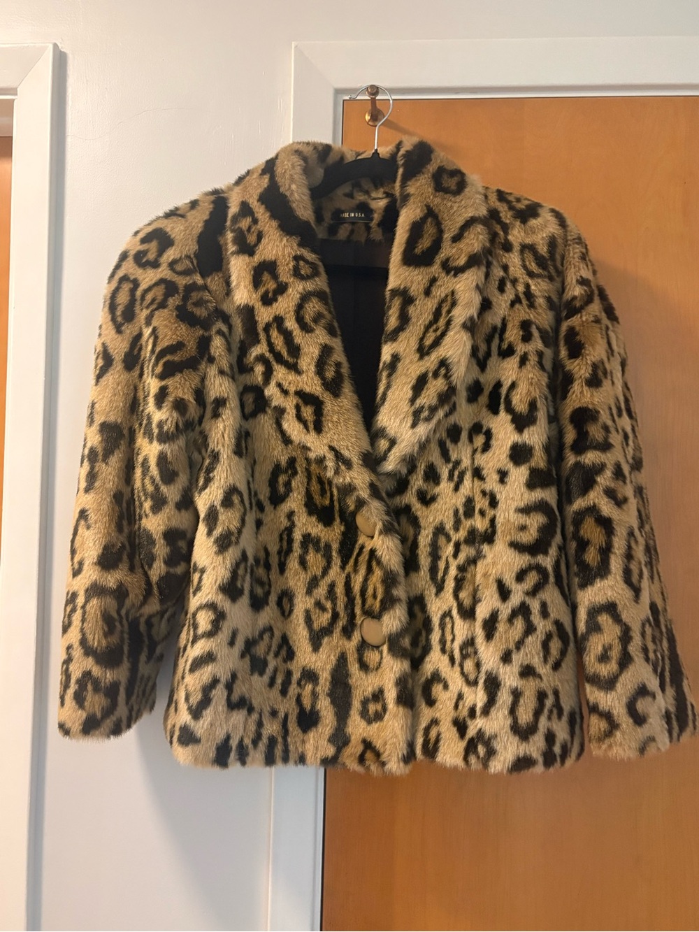 Gorgeous faux fur coat!
